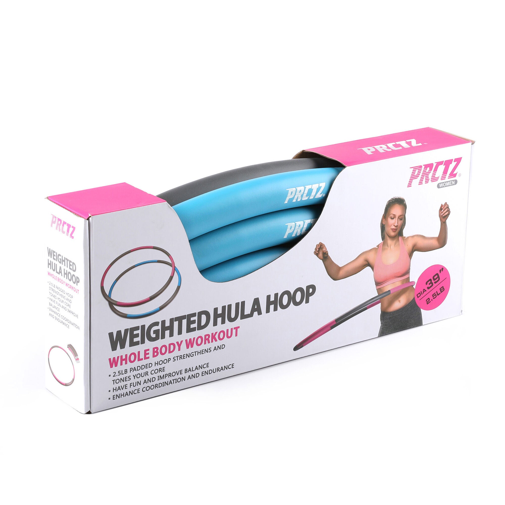 PRCTZ Weighted Hoola Hoop Blue GNC